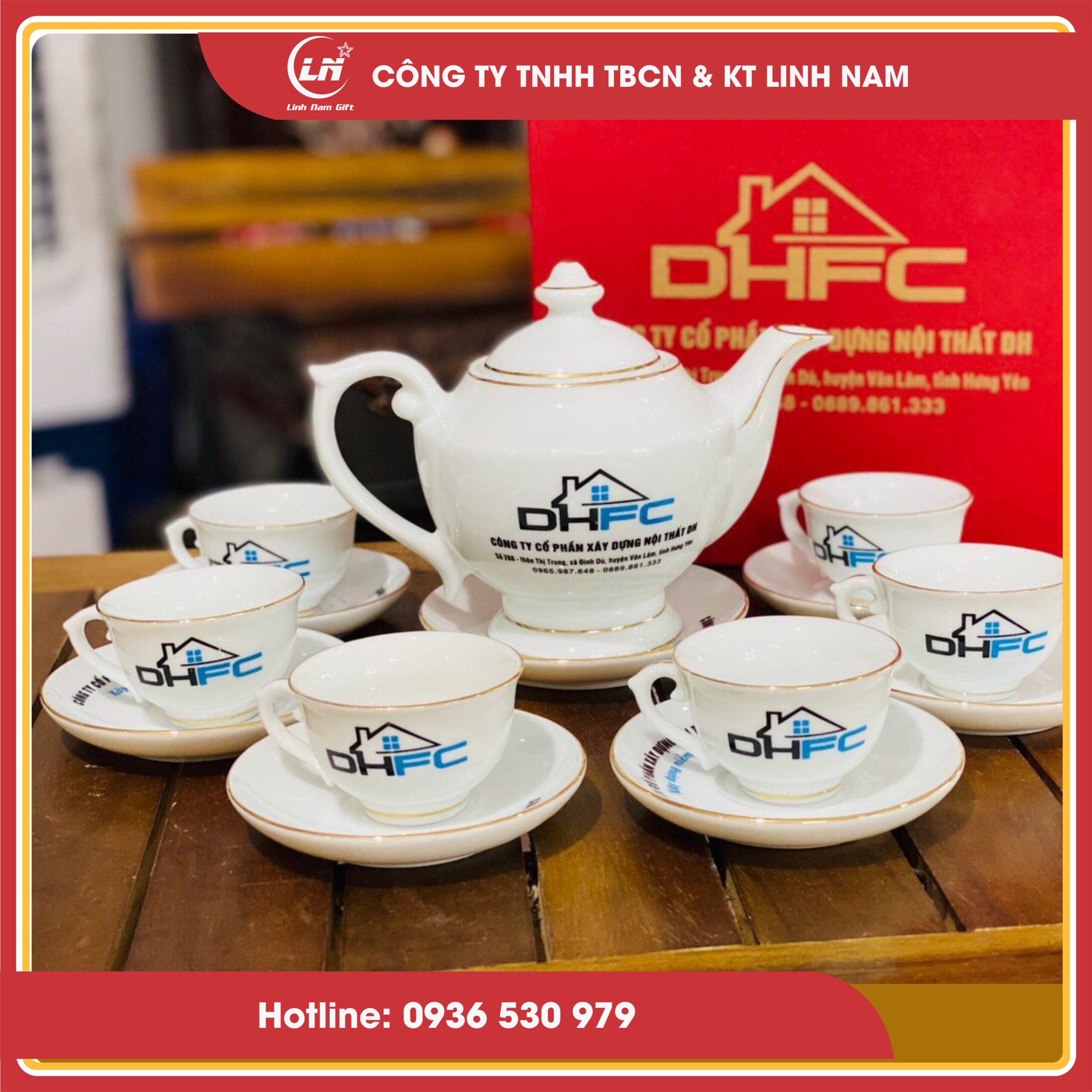Bộ ấm chén sứ 05