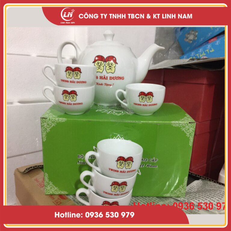 Bộ Ấm chén sứ 02