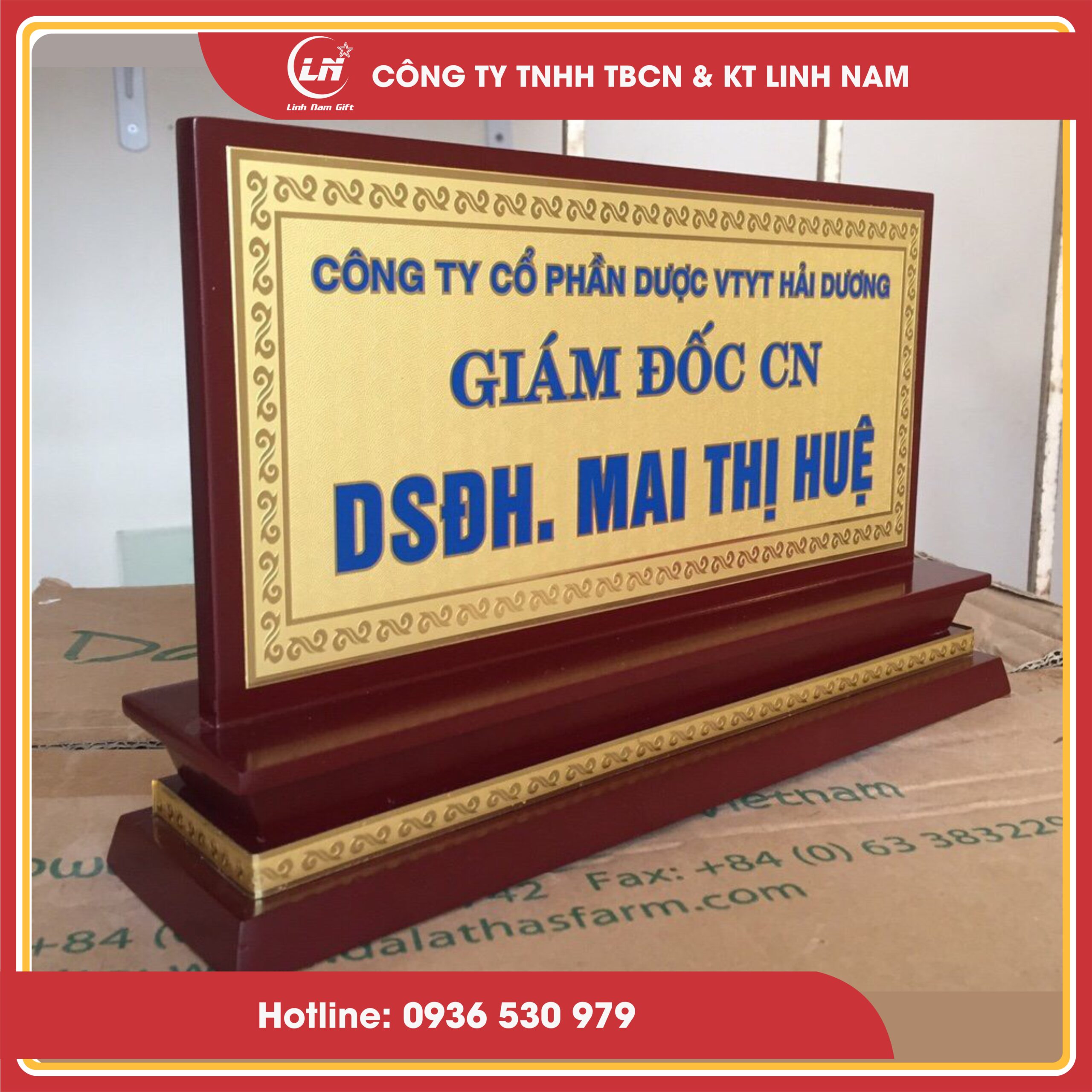 Biển chức danh 01