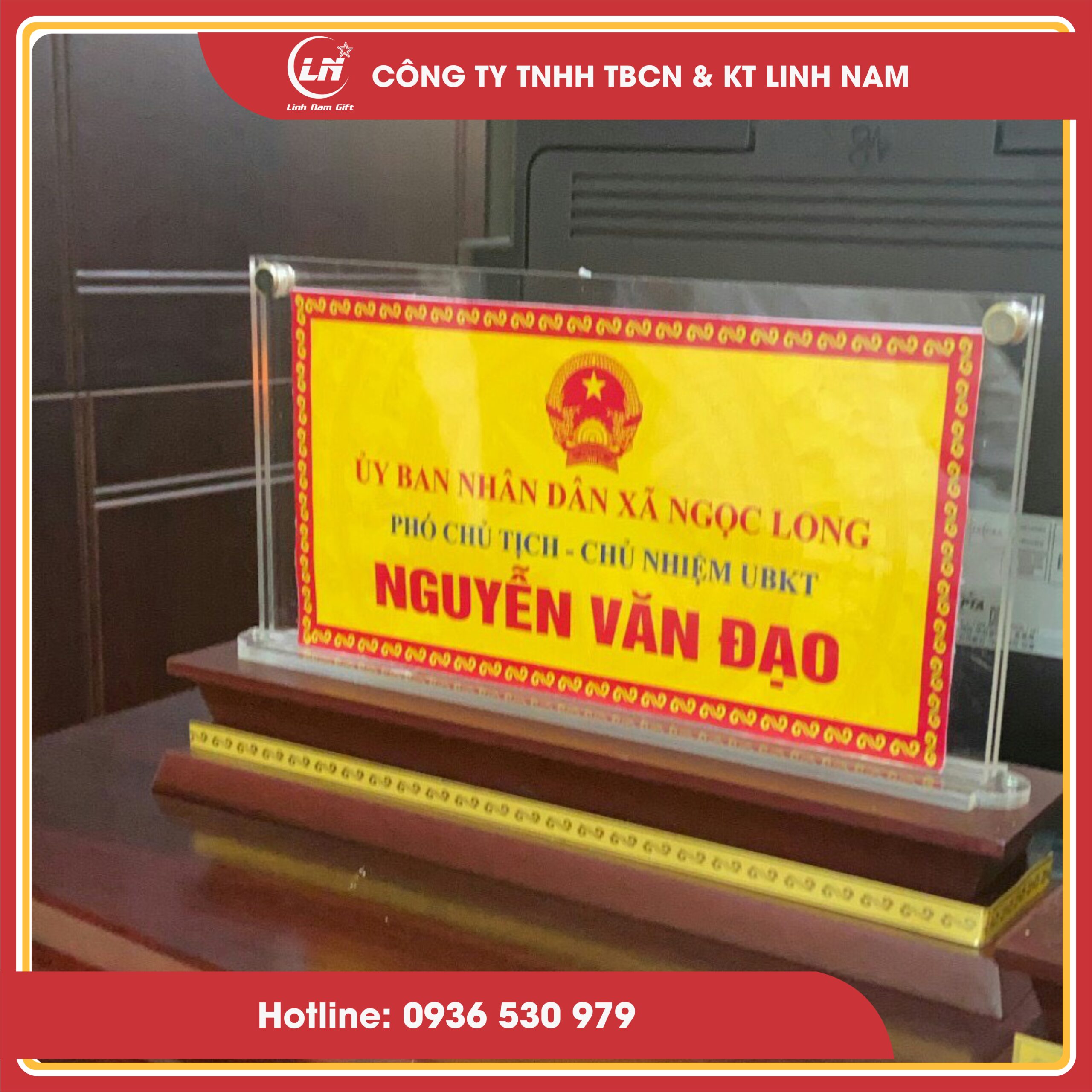 Biển chức danh 02