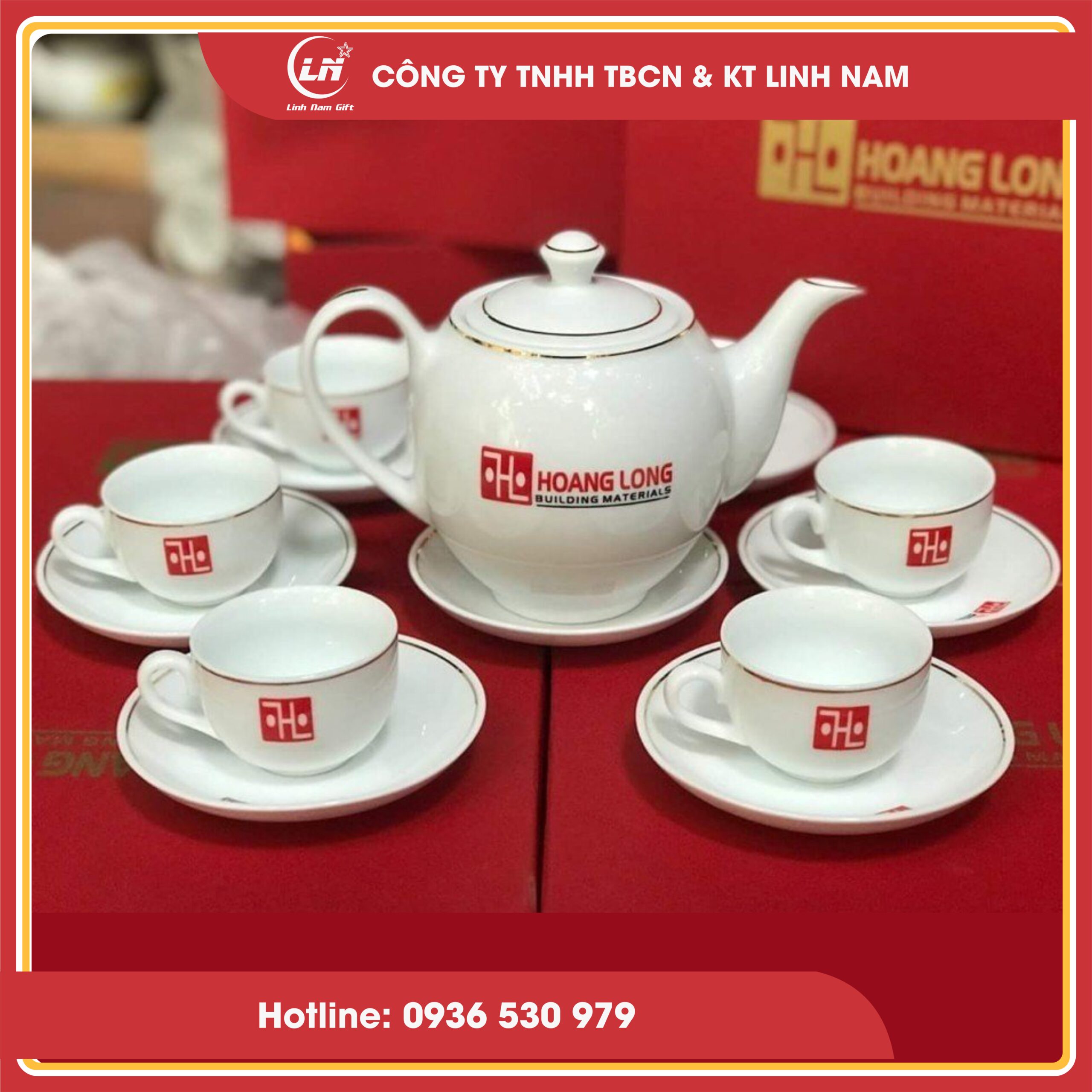 Bộ ấm chén sứ 01