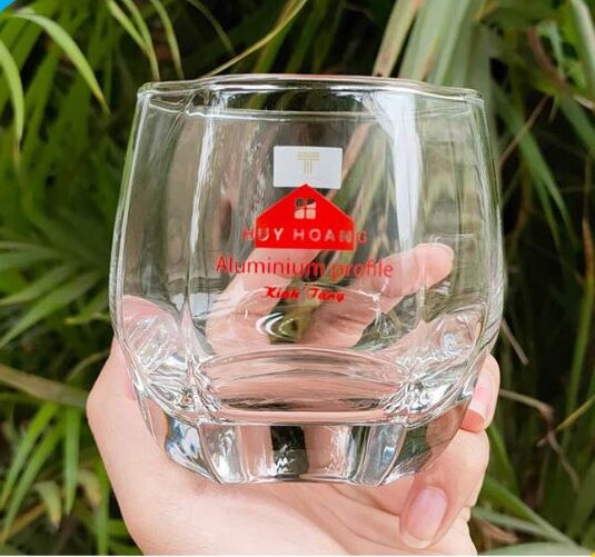 Ly Thủy Tinh In Logo Theo Yêu Cầu Giá Rẻ Tại Xưởng MSP19