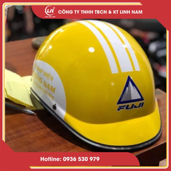 mũ bảo hiểm 01 in logo theo yêu cầu
