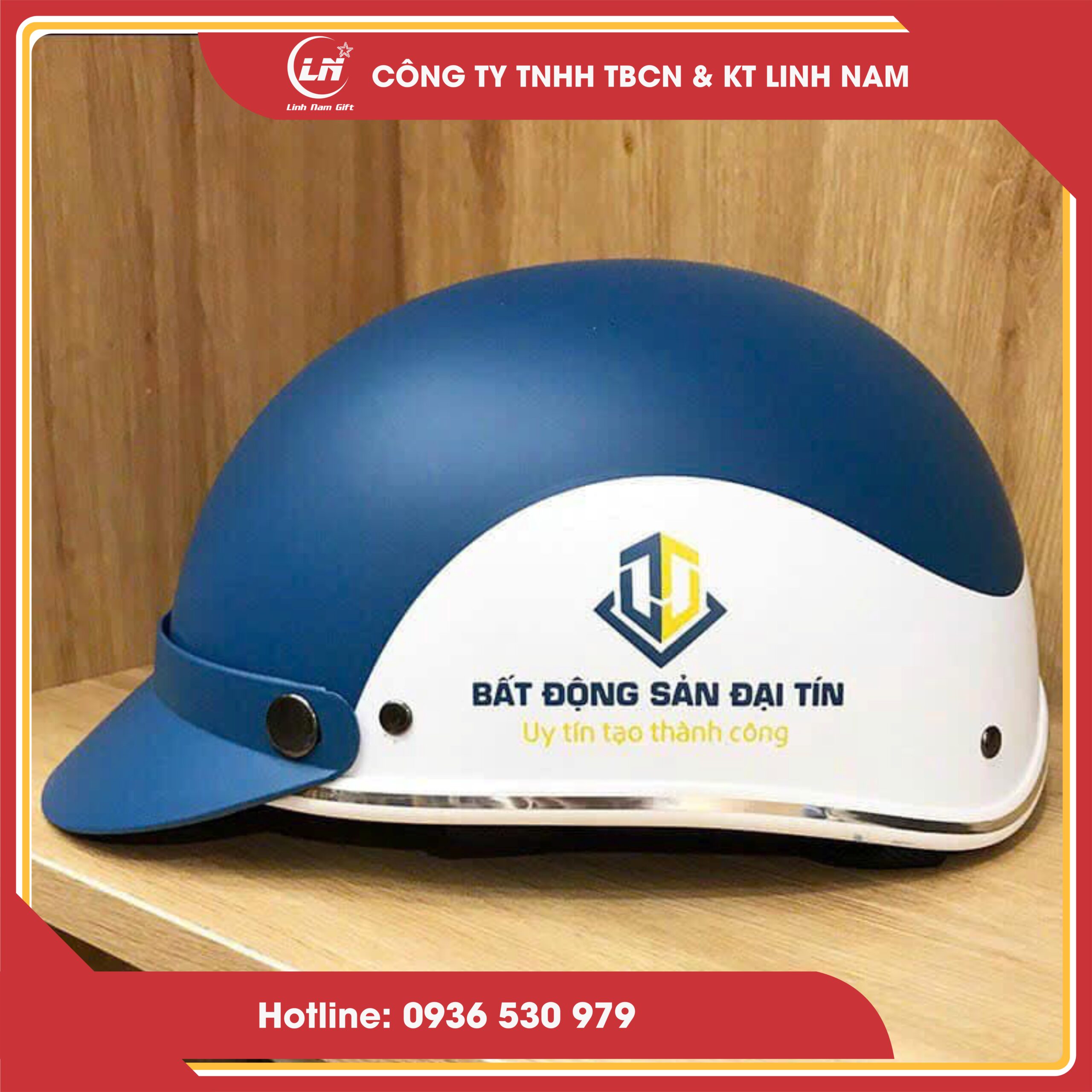 mũ bảo hiểm in logo giá rẻ