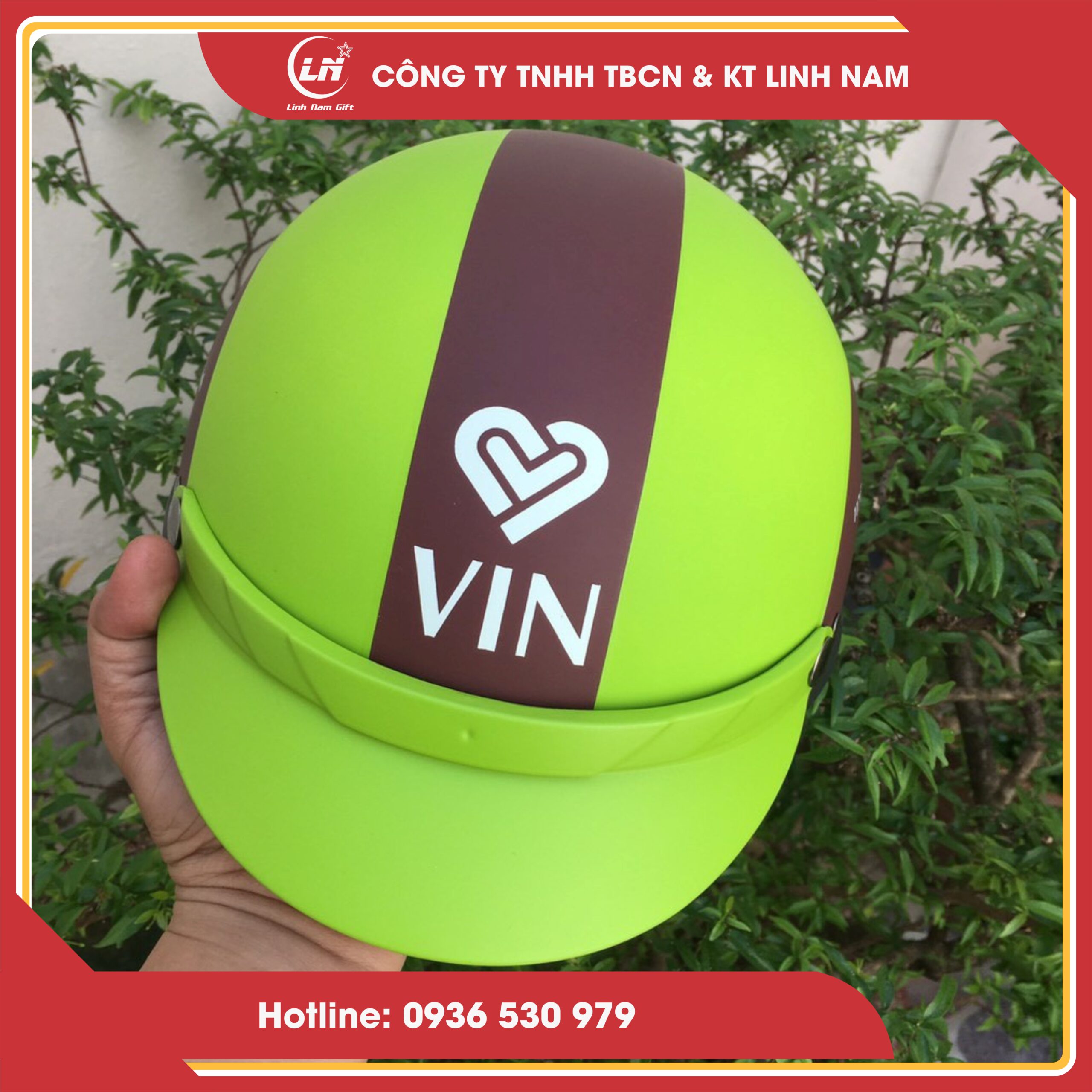 in logo lên mũ bảo hiểm tại TP Hải Dương giá rẻ