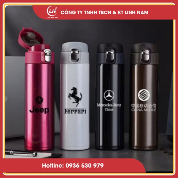 in logo lên bình giữ nhiệt theo yêu cầu