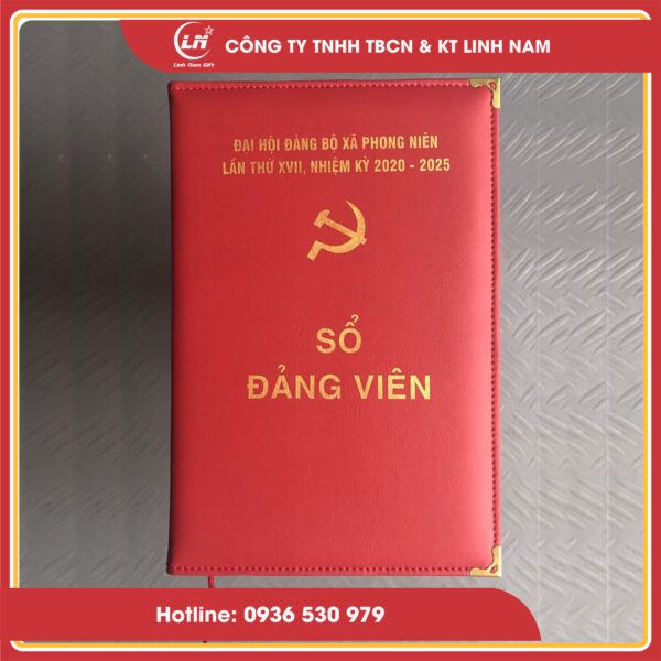 sổ bìa da in logo theo yêu cầu