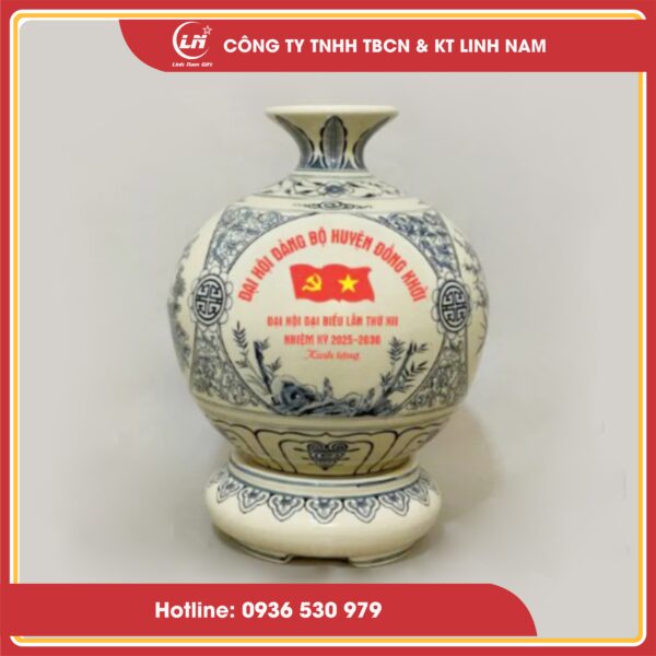 bình hút lộc in logo đại hội Đảng