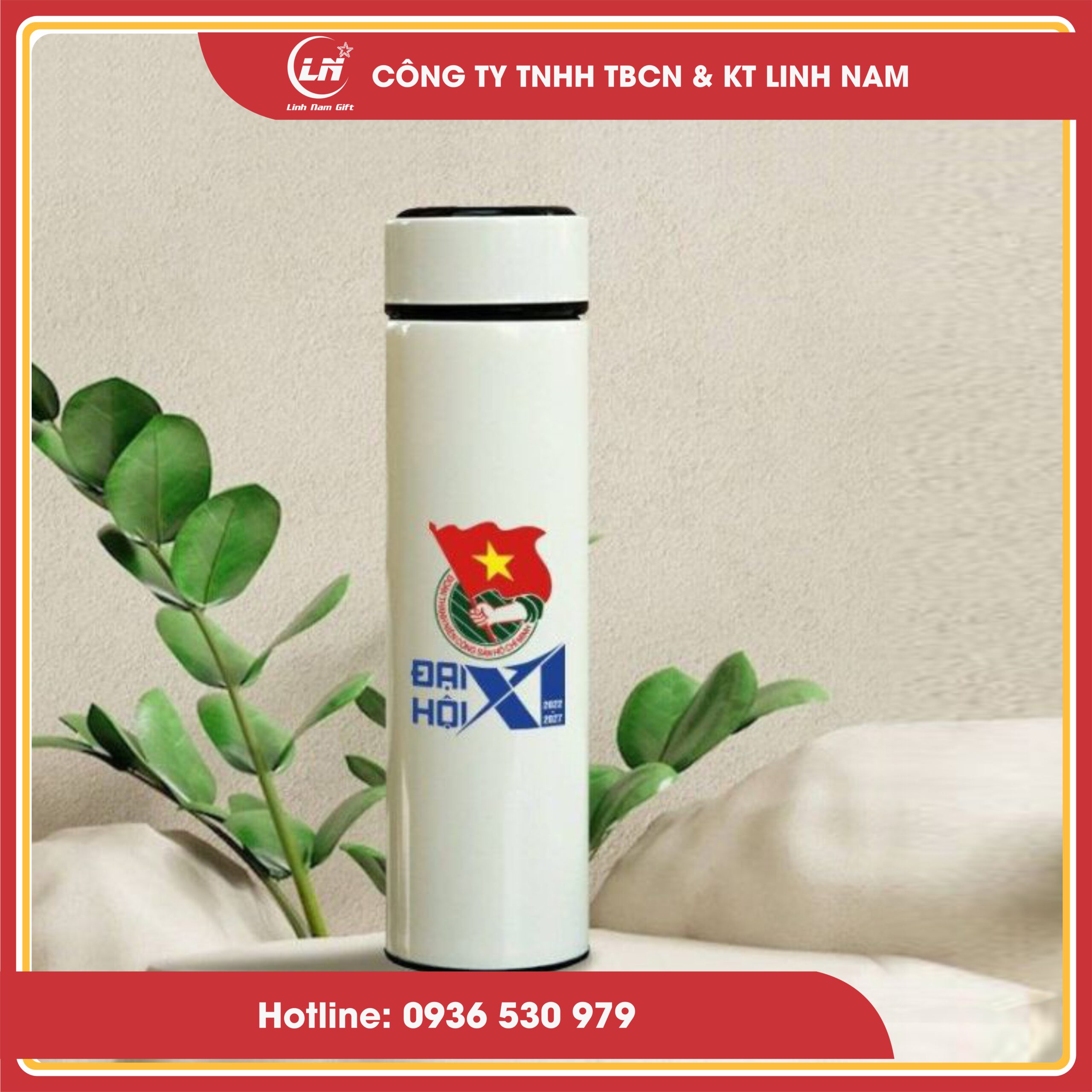 Bình giữ nhiệt in logo – Quà tặng đại hội Đoàn